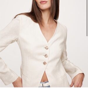 Banana Republic LINEN BLAZER top